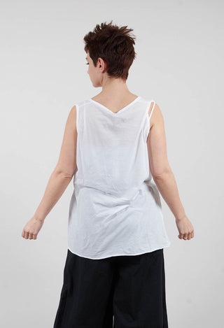 Sleeveless Knot Top in Papper - 1320803