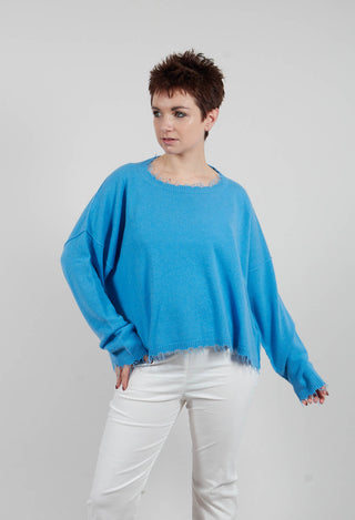 Dropshoulder Jumper in Ice - 1330701