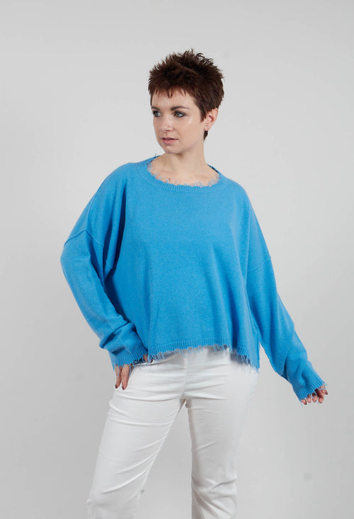 Dropshoulder Jumper in Ice - 1330701