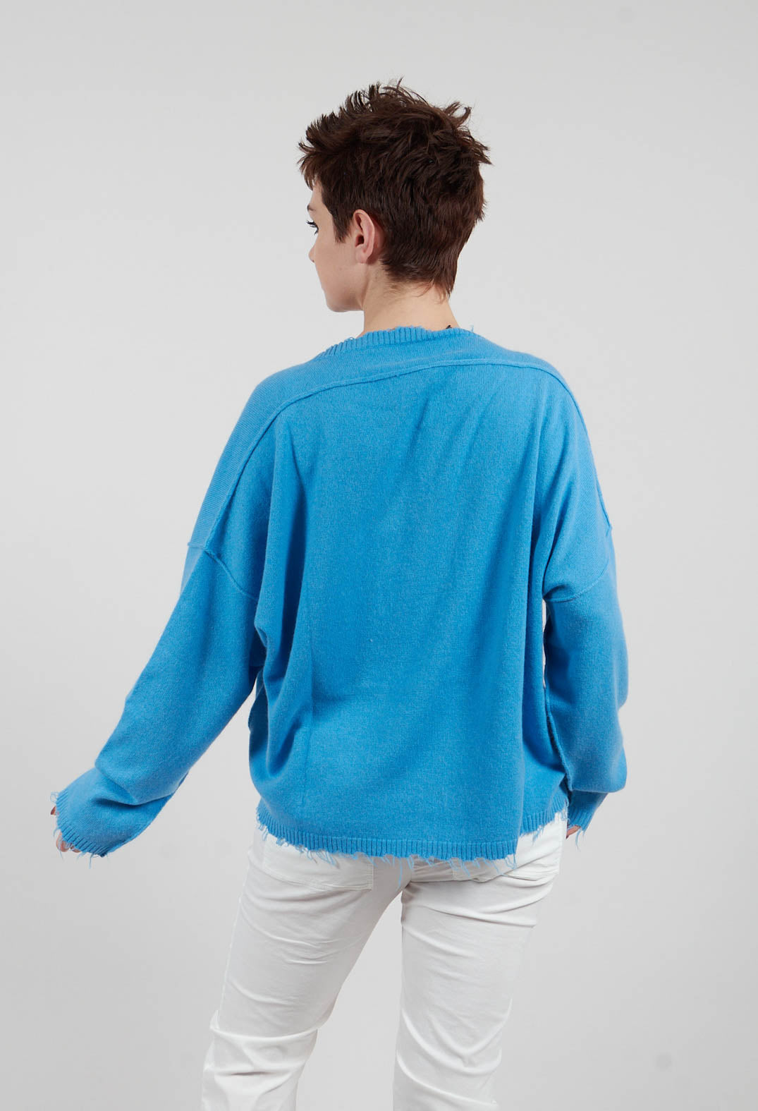 Dropshoulder Jumper in Ice - 1330701