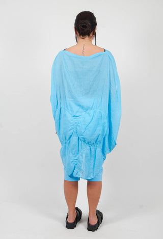 Tunic Circular Gathered Dress in Ice Cloud - 1350902