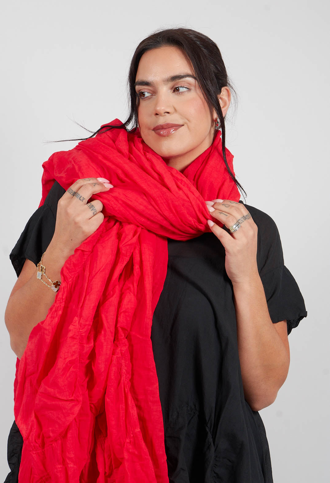 Oversized Scarf in Ketchup Cloud 1351406
