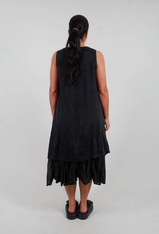 Tie Front Tunic in Black - 1471908