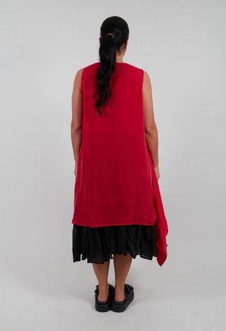 Tie Front Tunic in Ketchup Cloud - 1471908