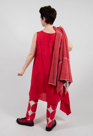 Tie Front Tunic in Ketchup Cloud - 1471908