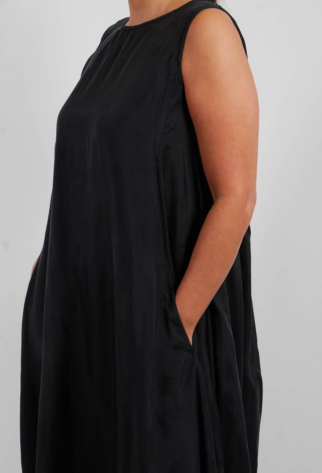 A-Line Dress in Black - 1470909