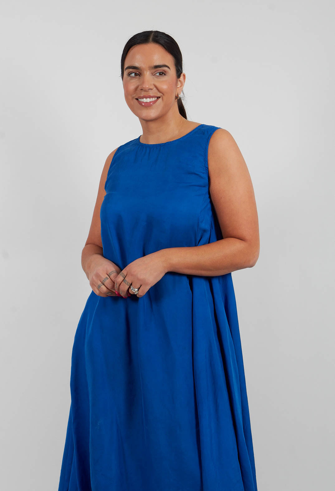 A-Line Dress in Electric Cloud - 1470909