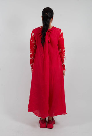 A-Line Dress in Ketchup Cloud - 1470909