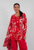 Longline T-Shirt in Ketchup Print - 1620501