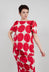 Round Sleeve T-Shirt in Ketchup Print - 1630601