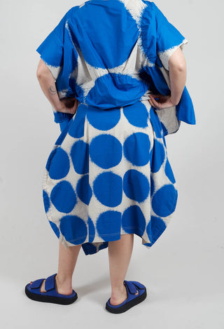 Balloon Skirt Trousers in Electric Print - 1630104