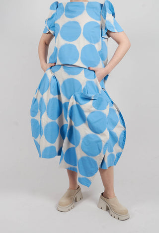 Balloon Skirt Trousers in Ice Print - 1630104
