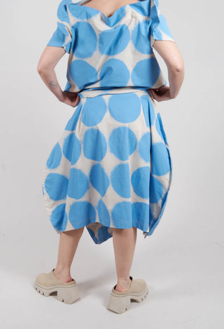 Balloon Skirt Trousers in Ice Print - 1630104