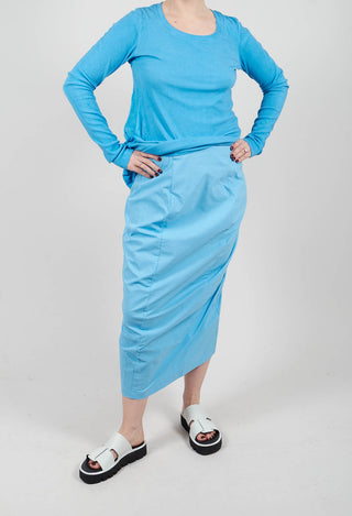 Slim Pull On Skirt in Ice - 1630326