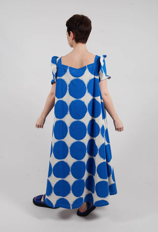 Round Sleeve Dress in Electric Print - 1630908