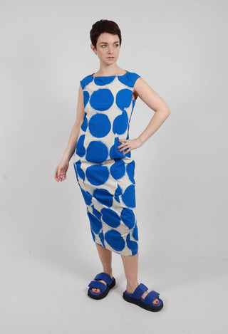 Slim Fit Midi Dress in Electric Print - 1630910