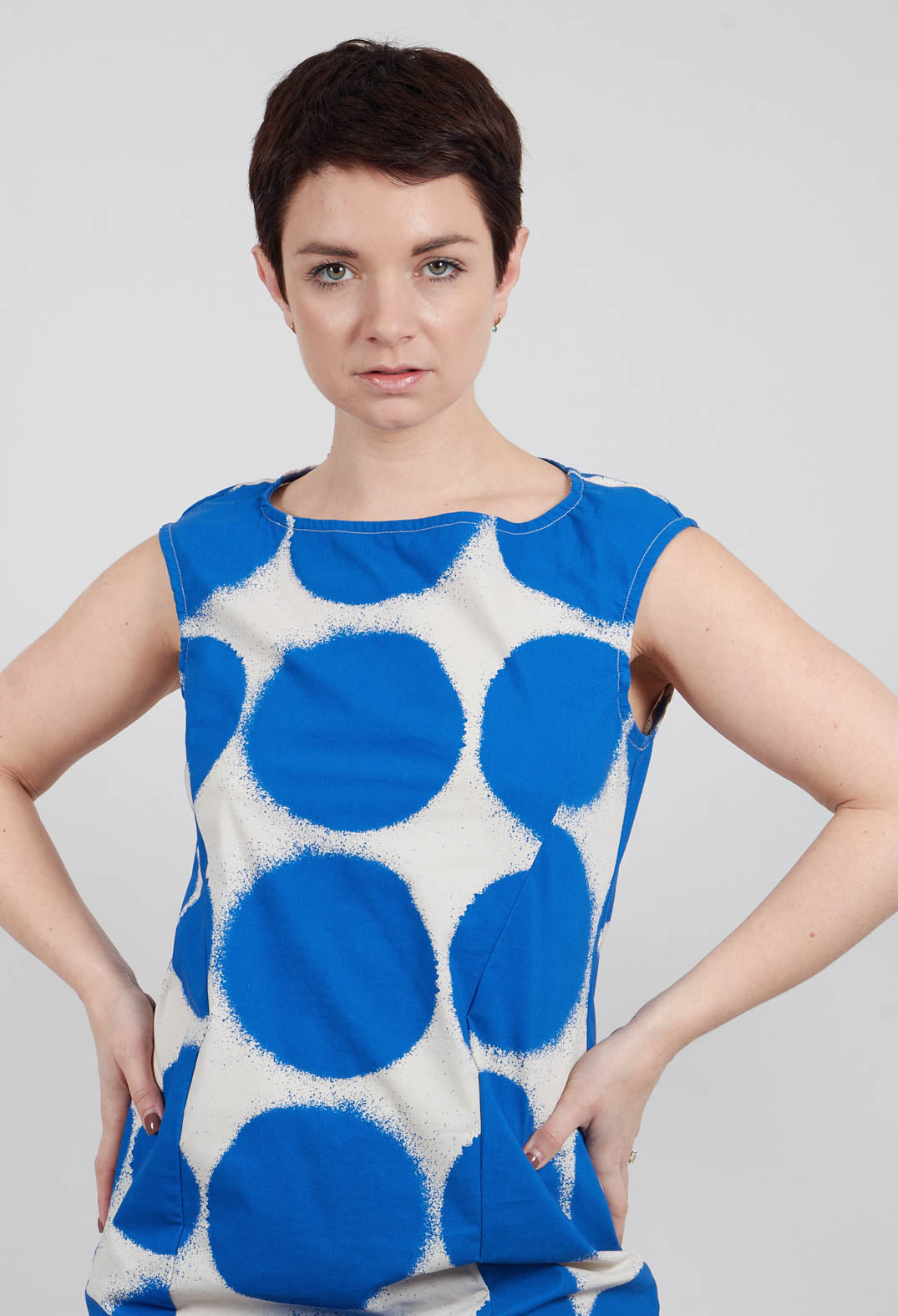 Slim Fit Midi Dress in Electric Print - 1630910