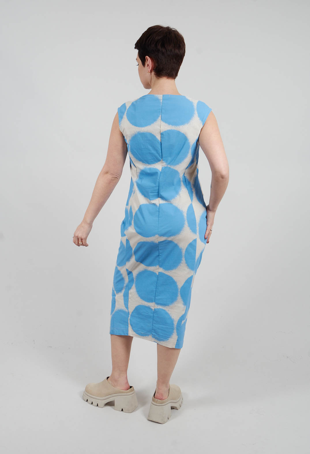 Slim Fit Midi Dress in Ice Print - 1630910