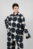 Double Breasted Jacket in Black Print - 1631111