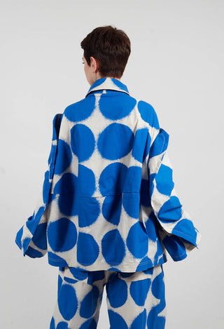 Double Breasted Jacket in Electric Print - 1631111