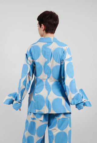 Single Button Jacket in Ice Print - 1631112