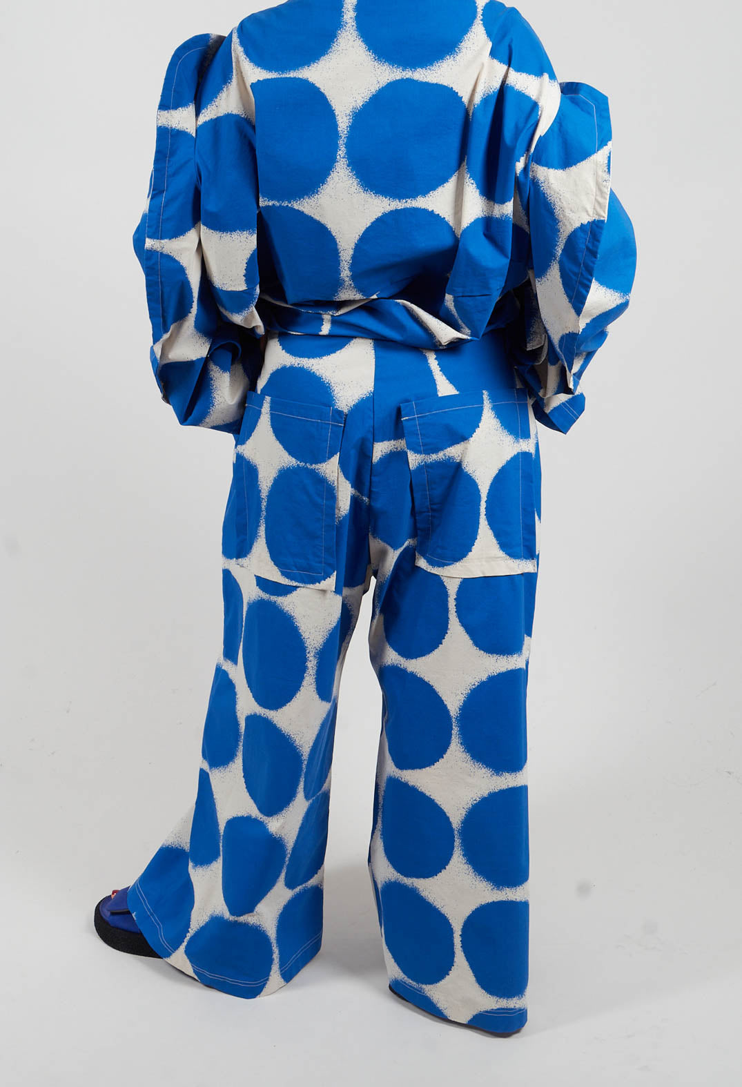 Wide Leg Trousers in Electric Print - 1630113