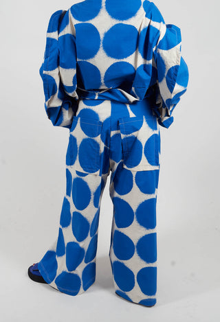 Wide Leg Trousers in Electric Print - 1630113
