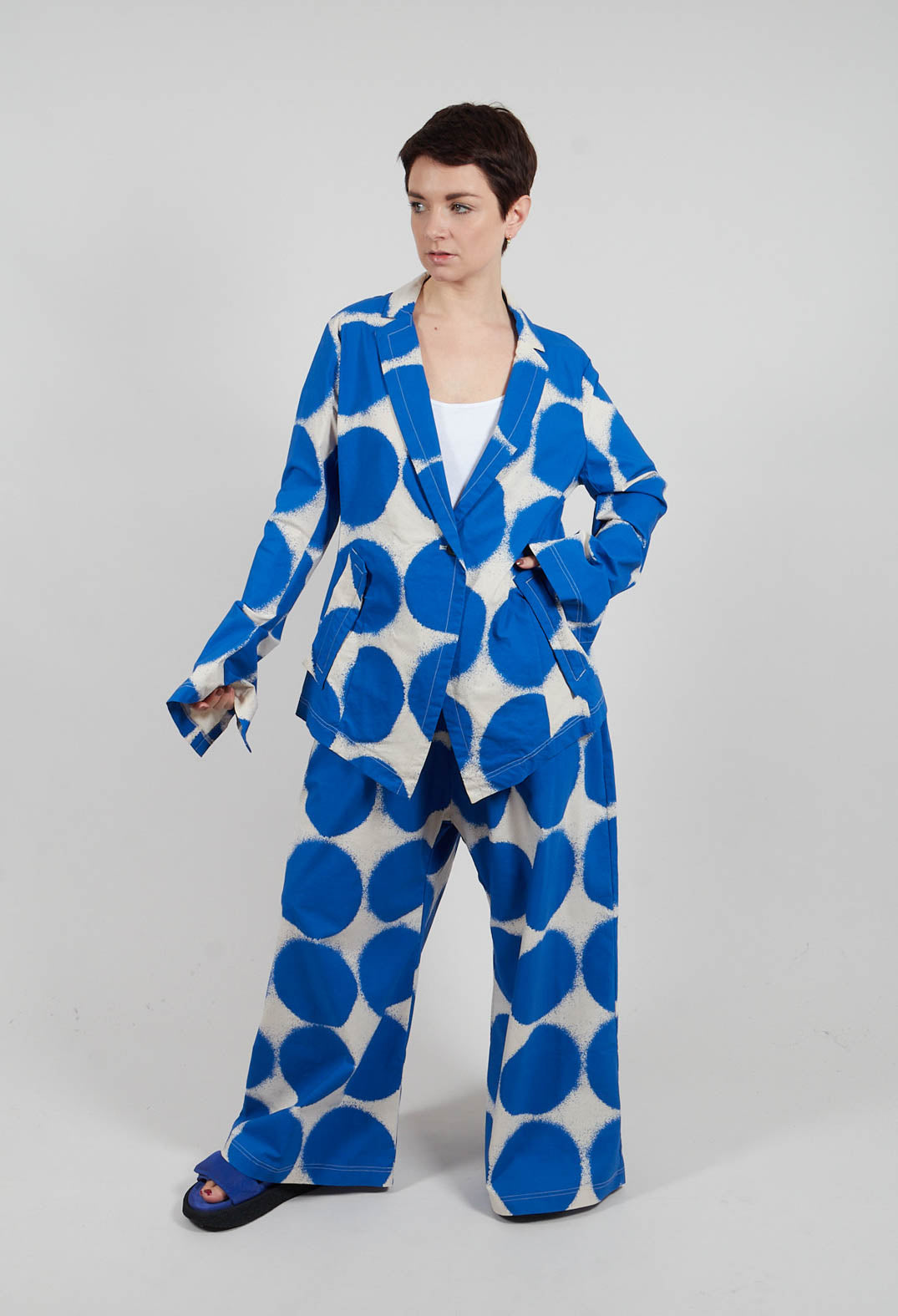 Fitted Jacket in Electric Print - 1631115