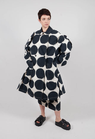 Lightweight Coat in Black Print - 1631216