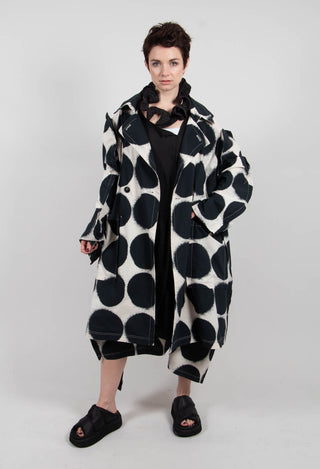 Lightweight Coat in Black Print - 1631216