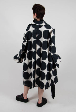 Lightweight Coat in Black Print - 1631216