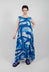 A-Line Midi Dress in Electric Print - 1770906