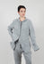 Linen Jacket in Seaweed Melange - 2021108