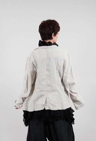 Linen Jacket in Linen Melange - 2021108