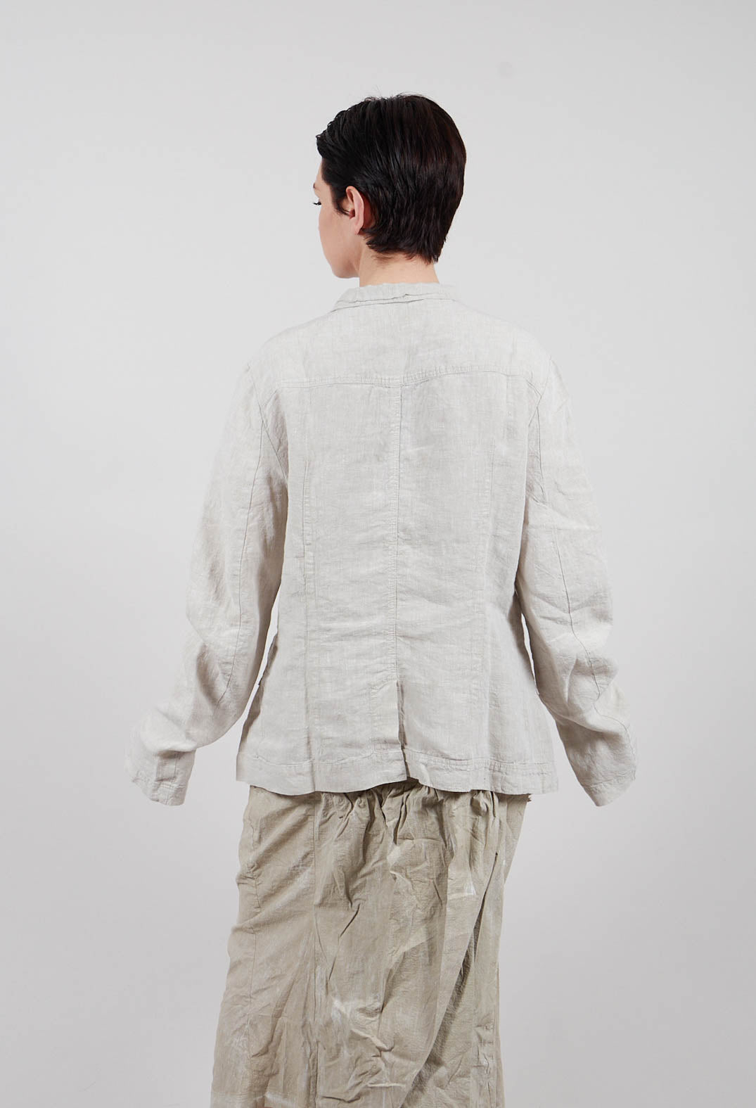 Linen Jacket in Linen Melange - 2021108