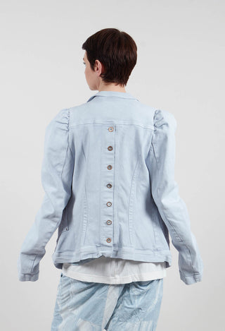Puff Sleeve Jacket in Sky Fog - 2031102