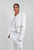 Cropped Puff Sleeve Jacket in Seafoam Fog - 2031106