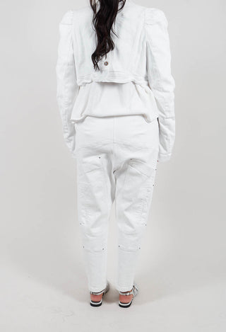 Drop Crotch Trousers in Seafoam Fog - 2030112