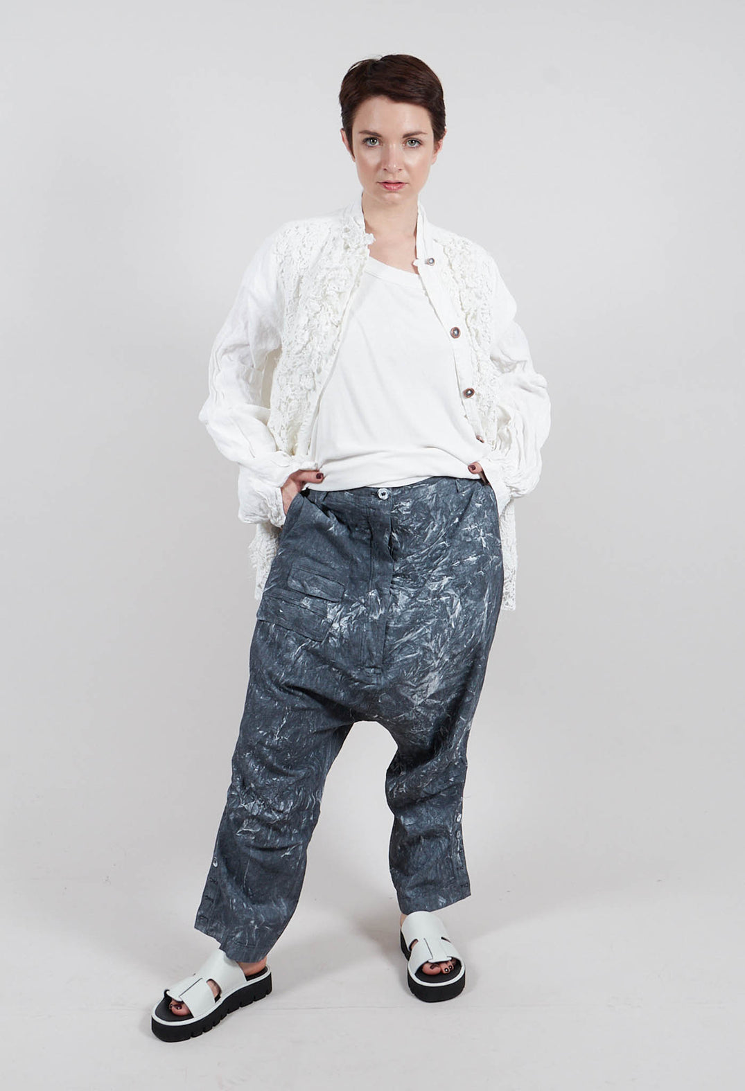 Lace Jacket in Seafoam Fog - 2671106