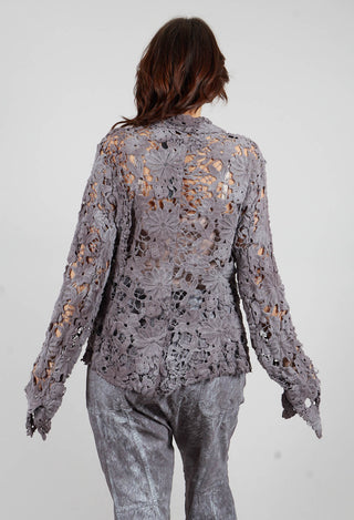 Lace Jacket in Amber Fog - 2091102