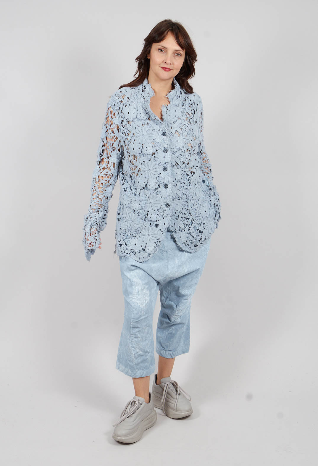 Lace Jacket in Sky Fog - 2091102
