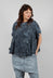 Lace T-Shirt in Black Fog - 2090610