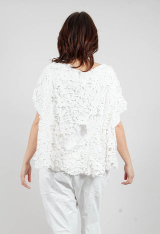 Lace T-Shirt in Seafoam Fog - 2090610