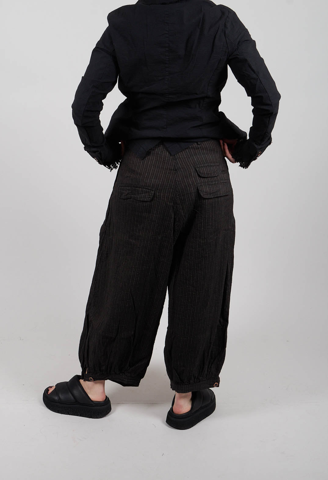 Balloon Leg Trousers in Amper Paper - 2110147