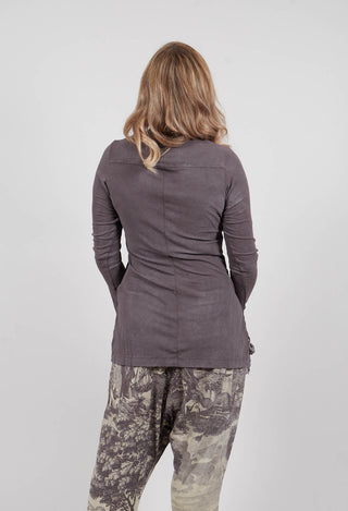 Top with Lace Cuffs in Amber Fog - 2180502