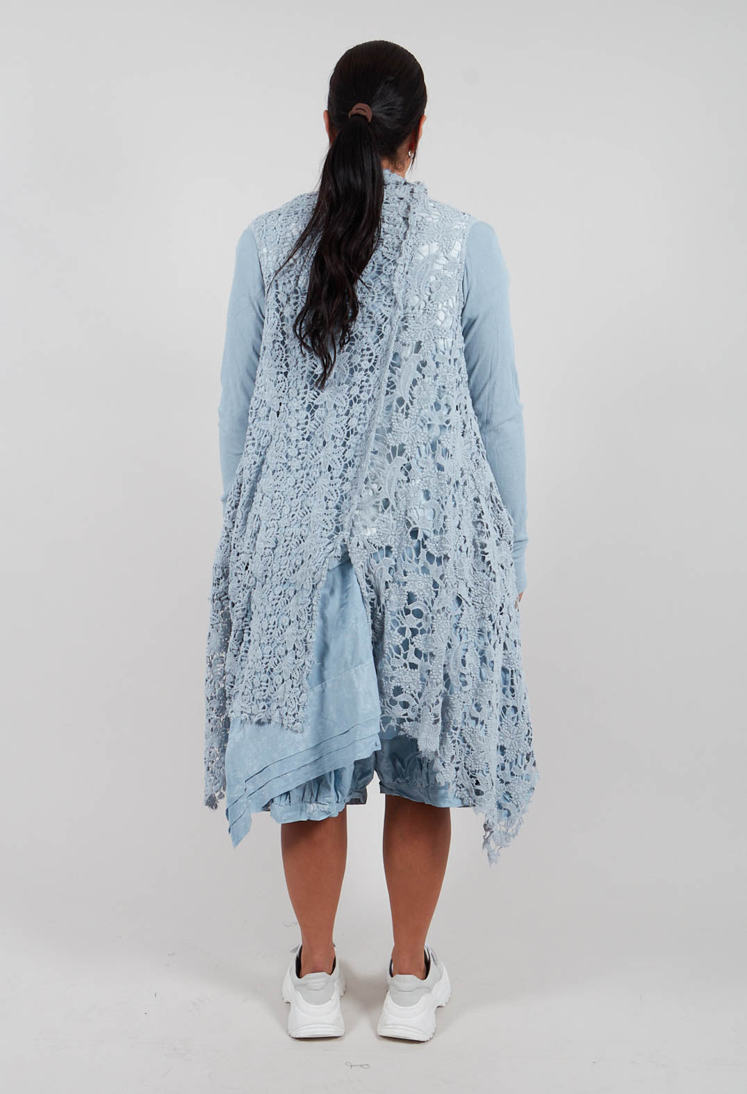 Lace Coat in Sky Fog - 2181104