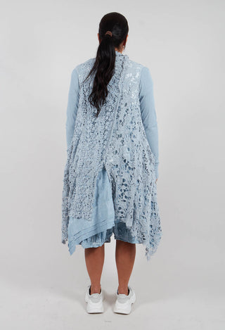 Lace Coat in Sky Fog - 2181104