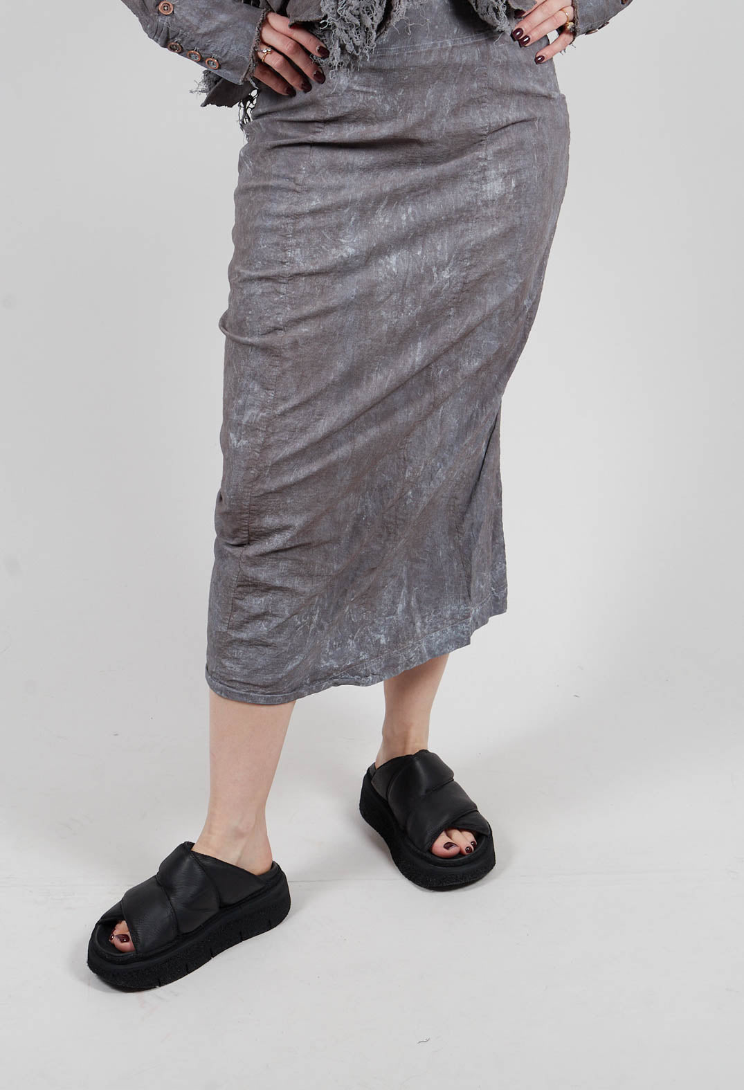 Pencil Skirt in Amber Fog - 2240303