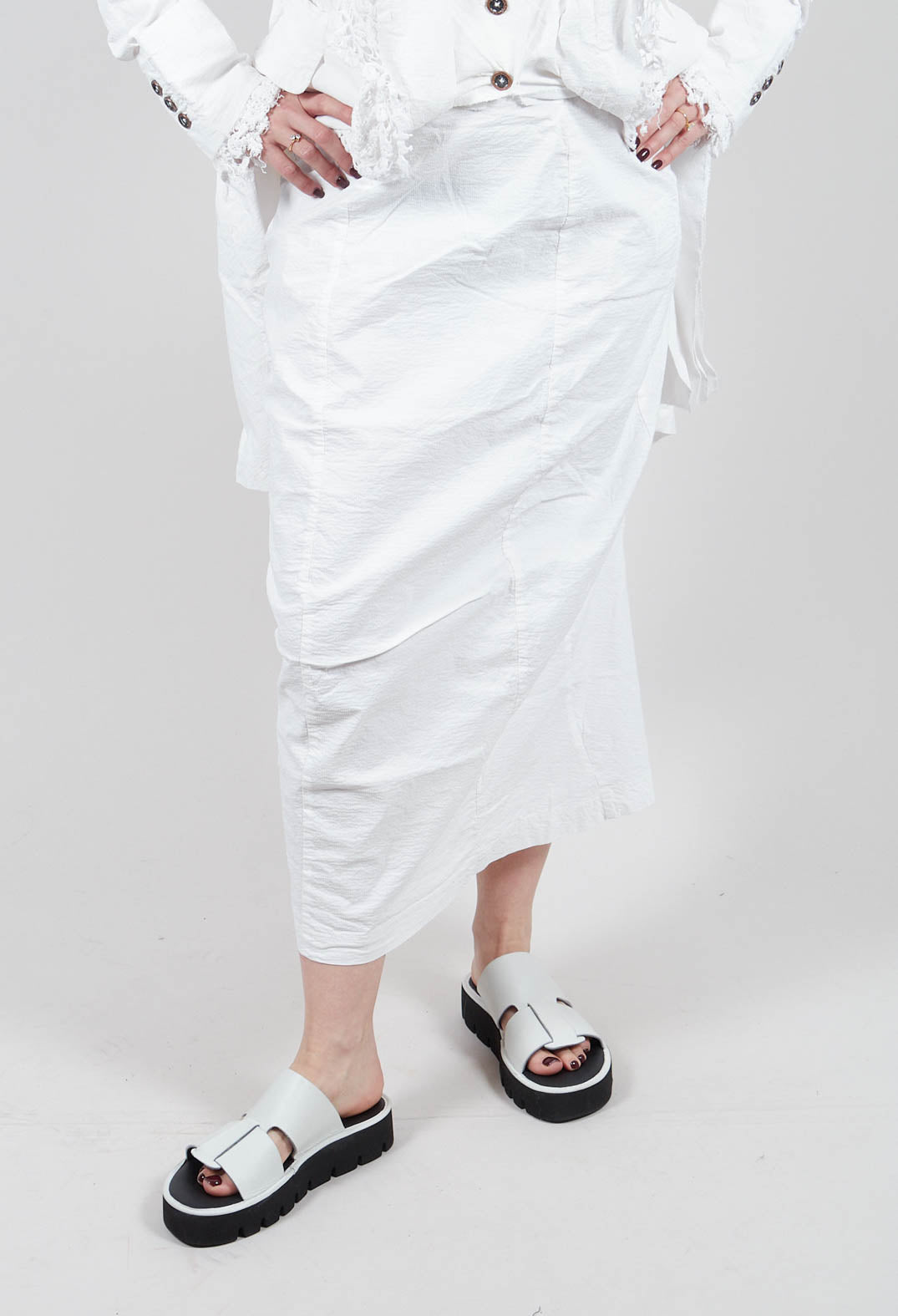Pencil Skirt in Seafoam Fog - 2240303