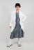 Coat with Lace Detail in Seafoam Fog - 2241205